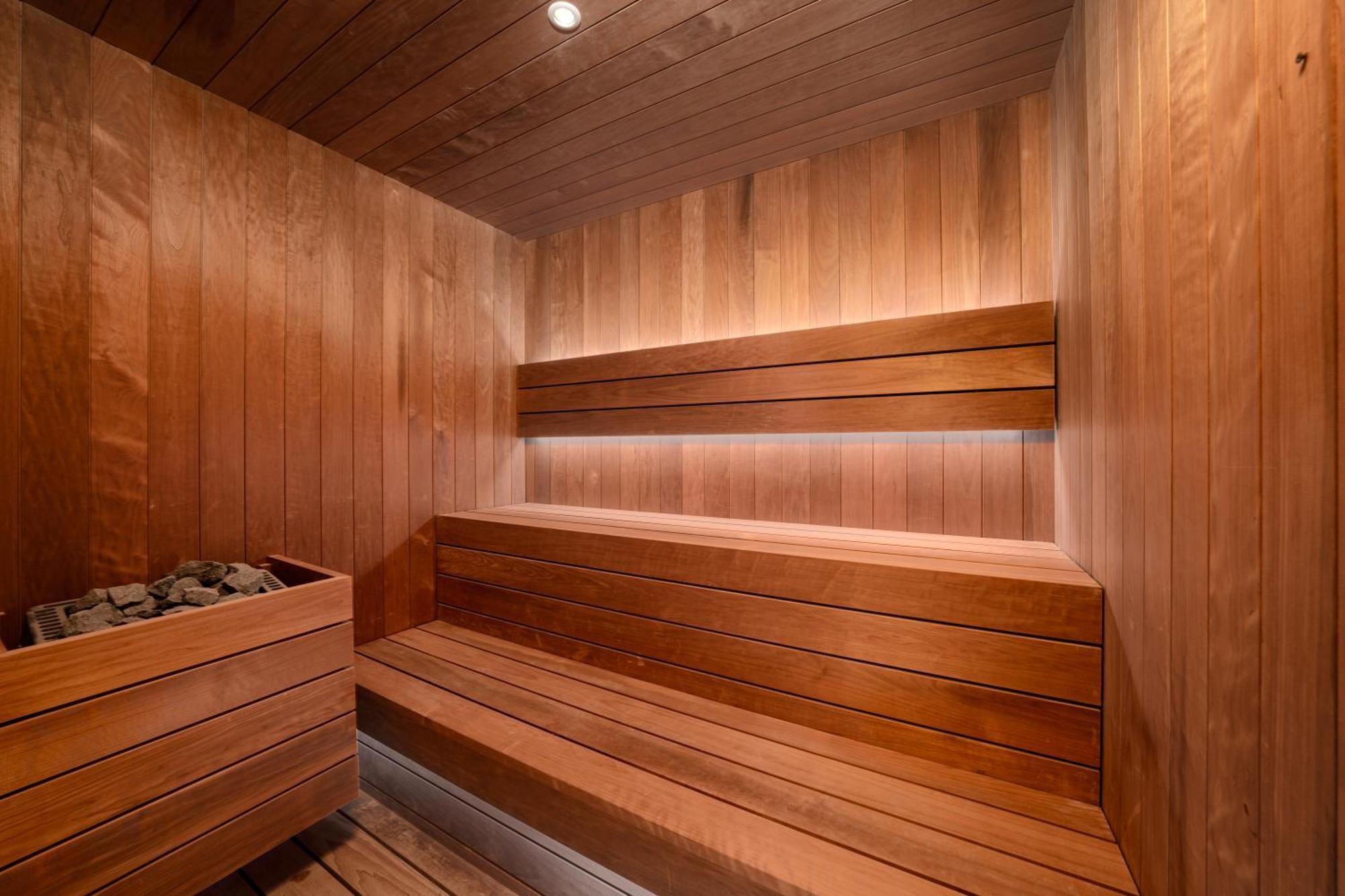 Hotel Five Luxe Dubái Exterior foto A modern Finnish sauna